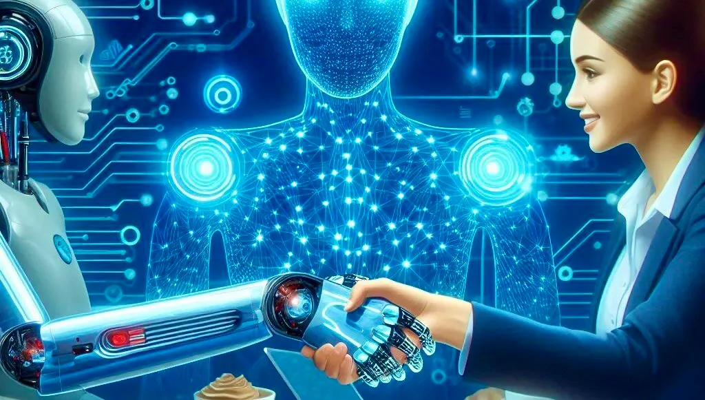 "Humans and AI work together"