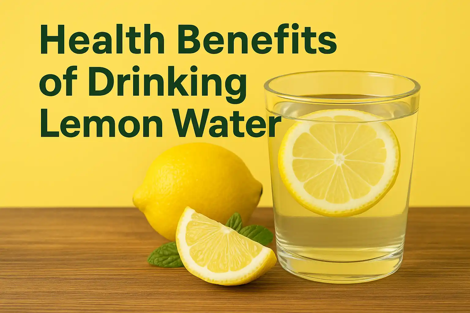 "Health Benefits of Drinking Lemon Water"